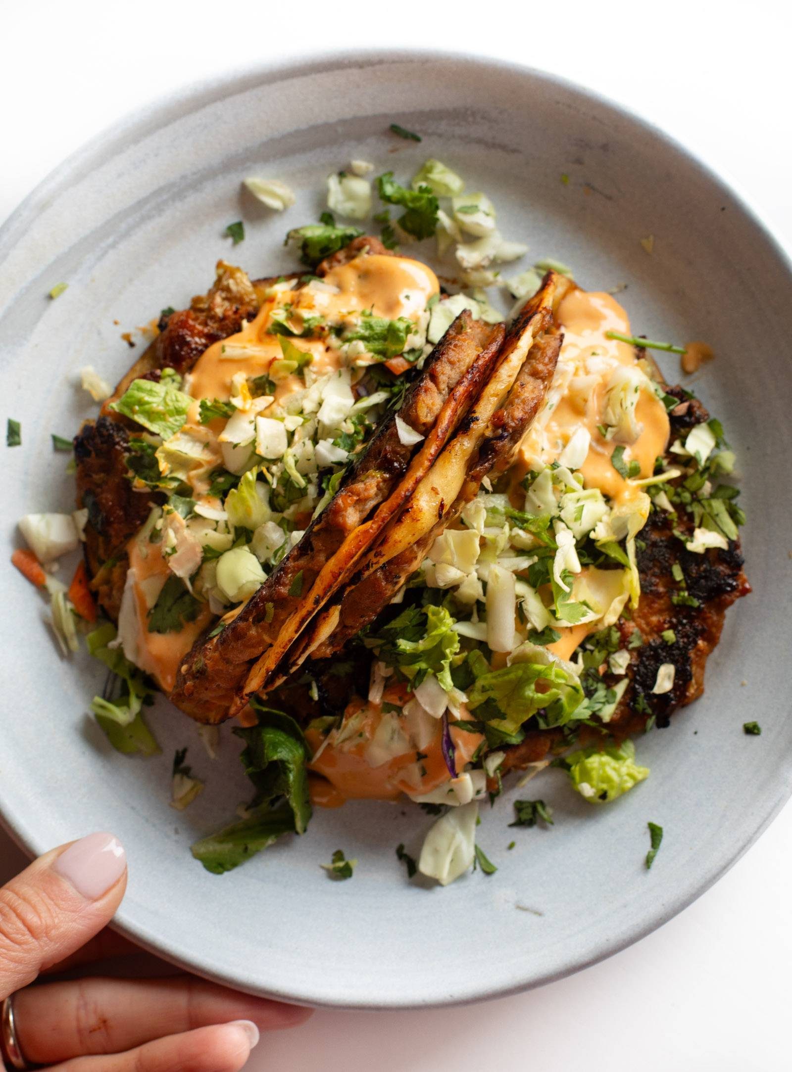 Brandon’s Egg Roll Tacos
