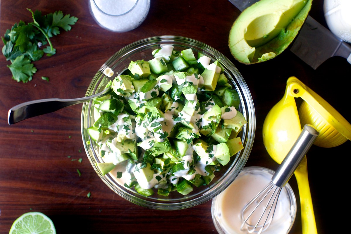 Obsessively Good Avocado Cucumber Salad