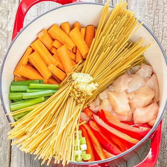 One Pot Chicken Lo Mein Recipe