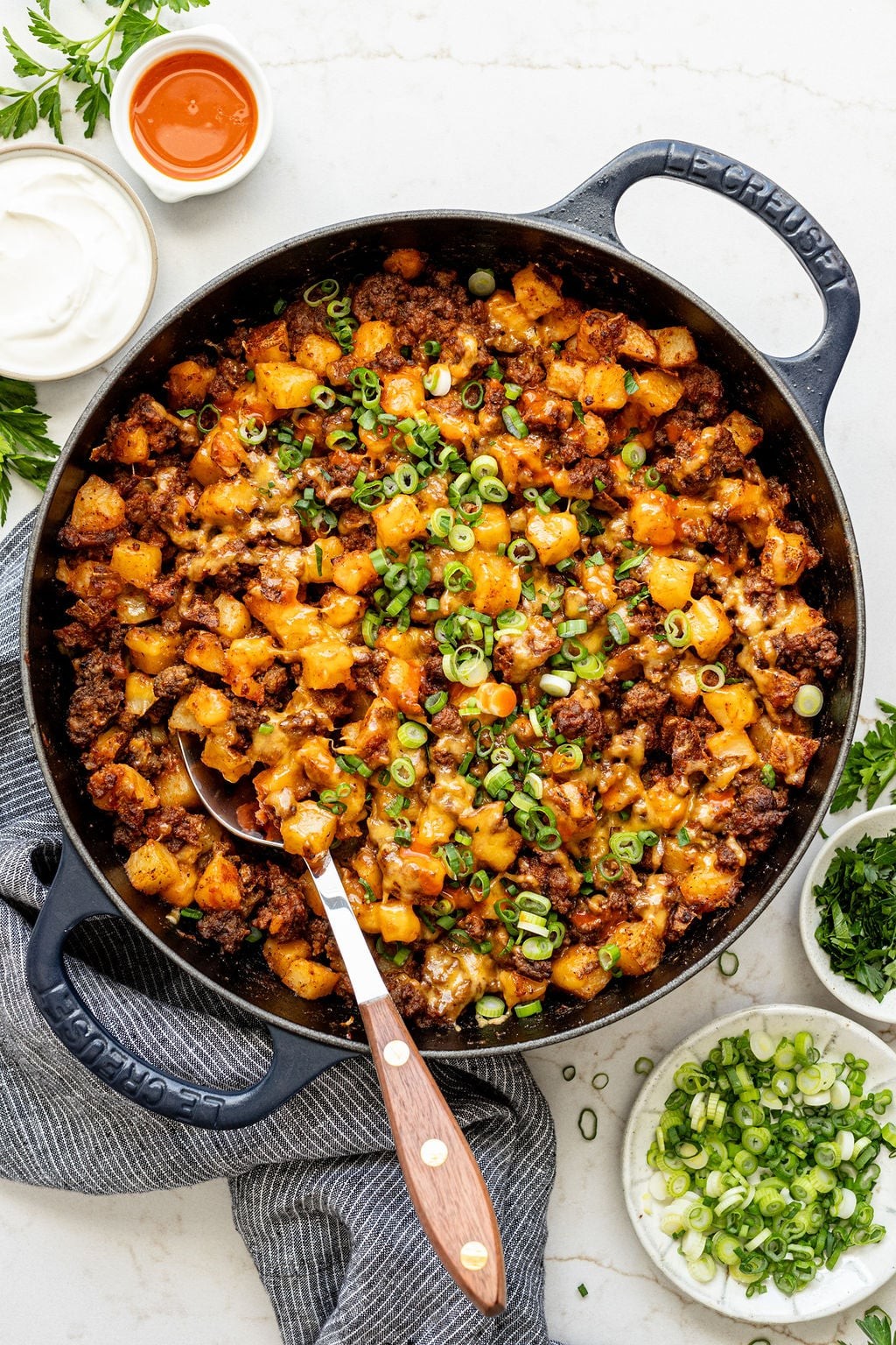 Quick Ground Beef Potatoes (One-Pan Dinner)