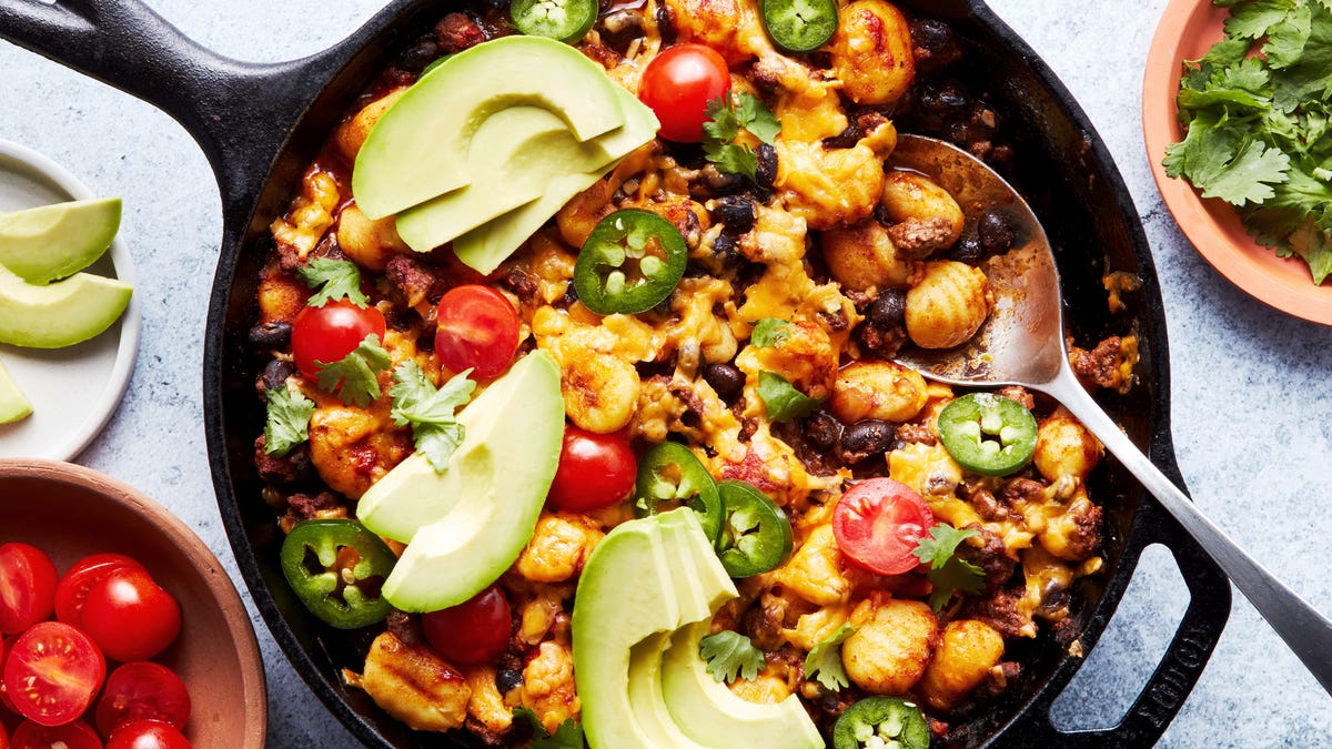 Taco Gnocchi Bake