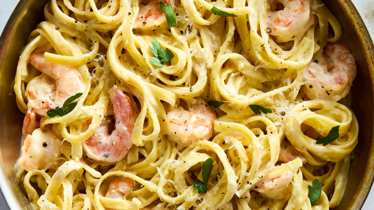 Shrimp Fettuccine Alfredo