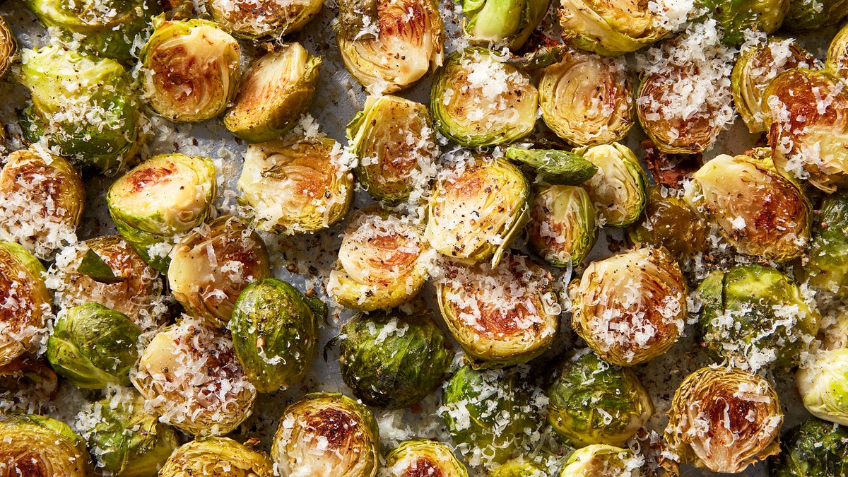 Cacio E Pepe Brussels Sprouts